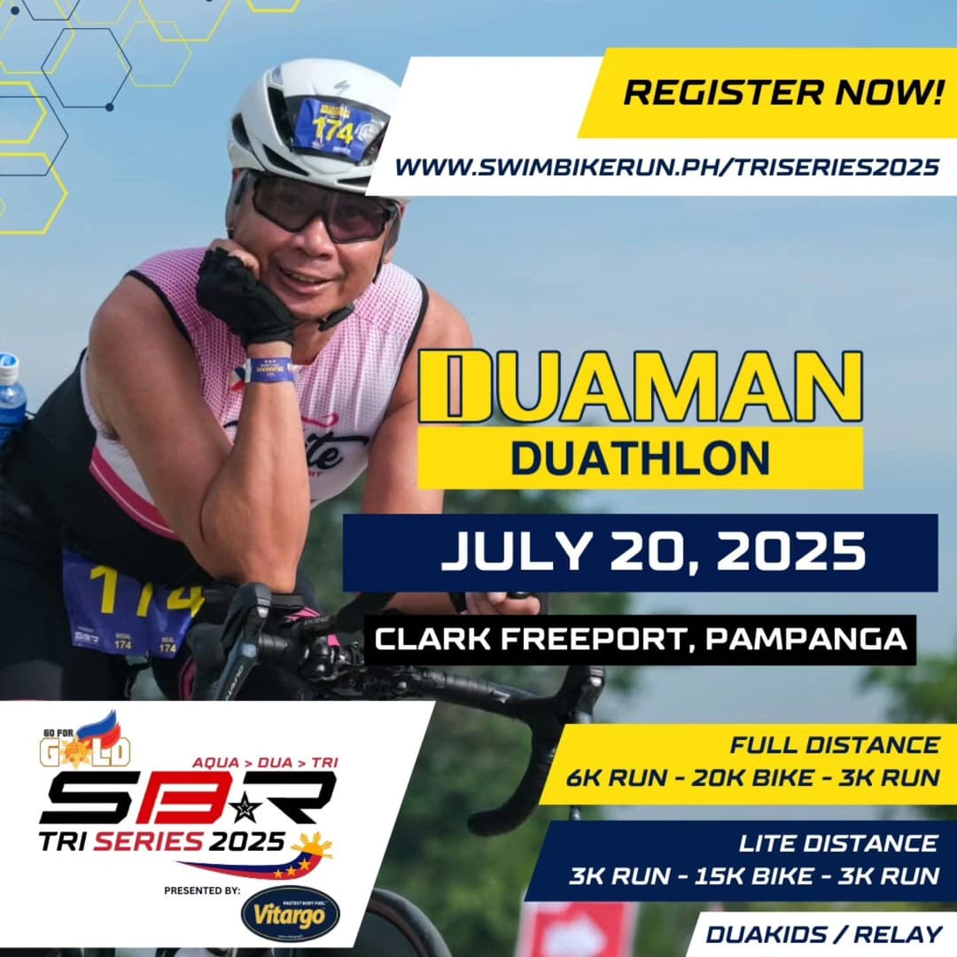 Duaman Duathlon 2026 race event poster image