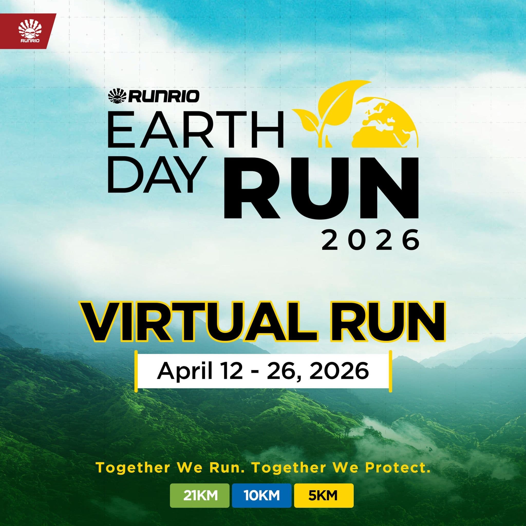 Earth Day Run 2026 – Virtual Run race event logo image