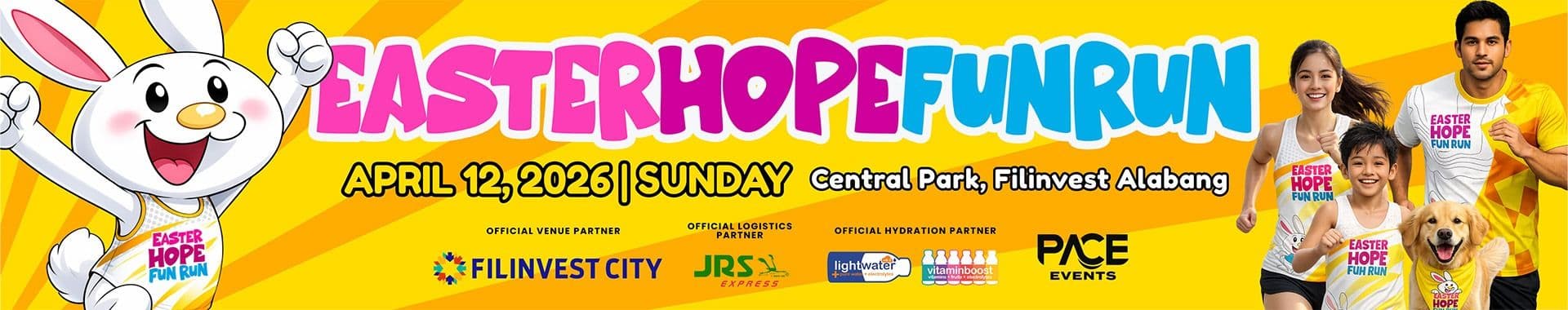 Easter Hope Fun Run race event banner image