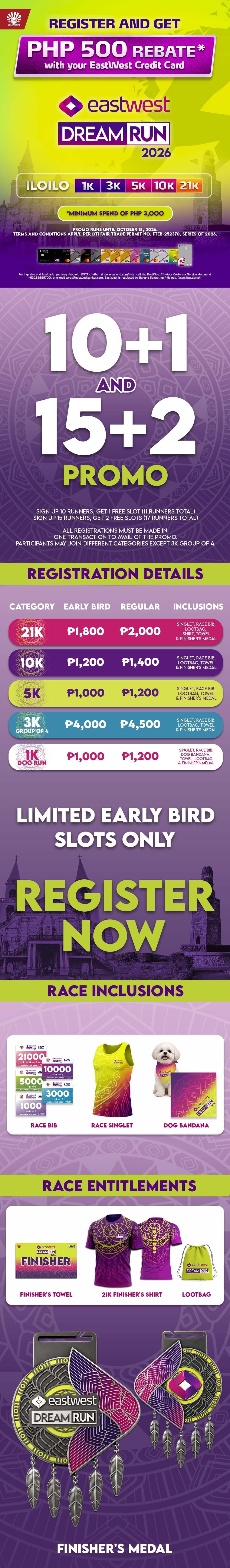 EastWest Dream Run 2026 - Iloilo 2026 | Race Event Details & Registration
