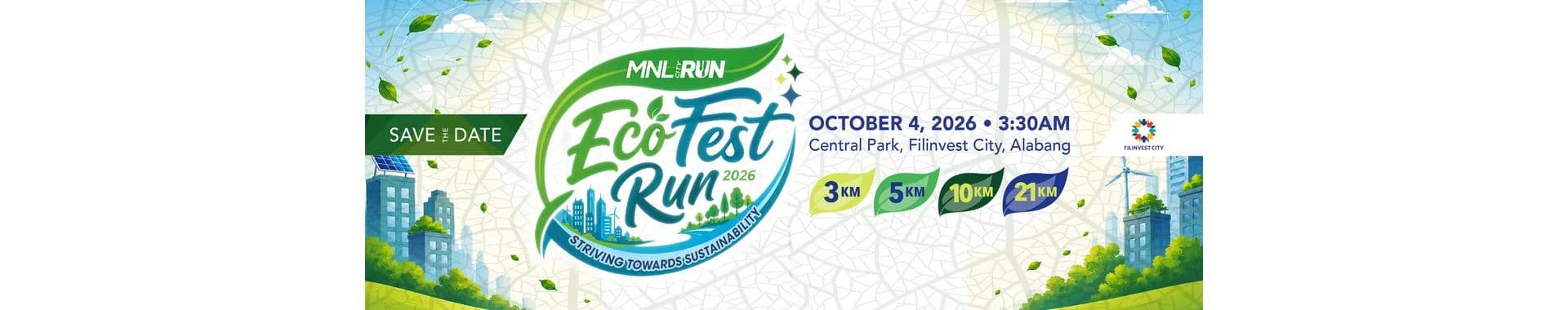 EcoFest Run 2026 race event banner image