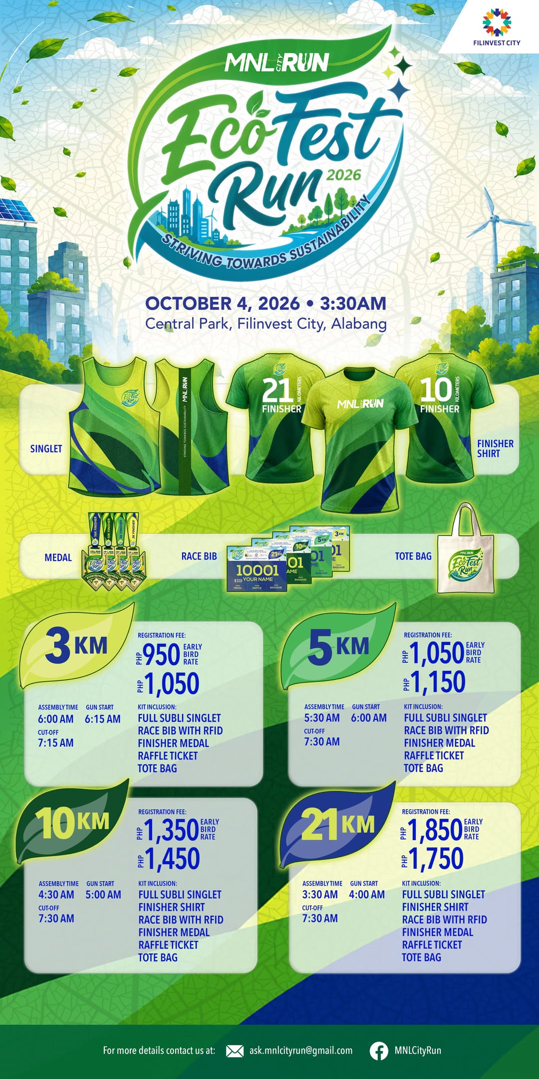 EcoFest Run 2026 race event poster image