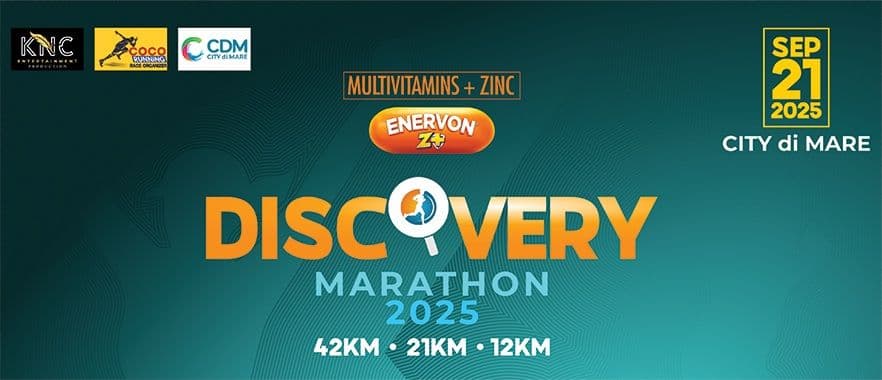 Enervon Discovery Marathon 2025 race event banner image