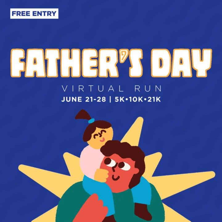 Father’s Day Virtual Run (FREE) race event poster image