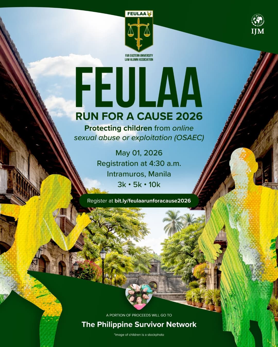 FEULAA Run for a Cause 2026 race event poster image