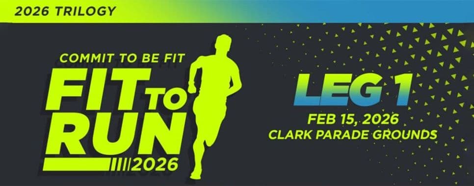 Fit To Run 2026 Leg 1 Clark race event banner image