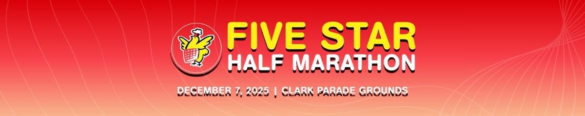 Five Star Half Marathon race event banner image