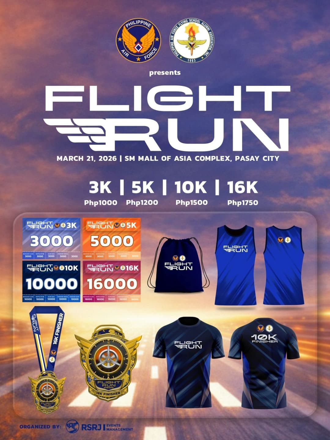 Flight Run 2026 race event poster image