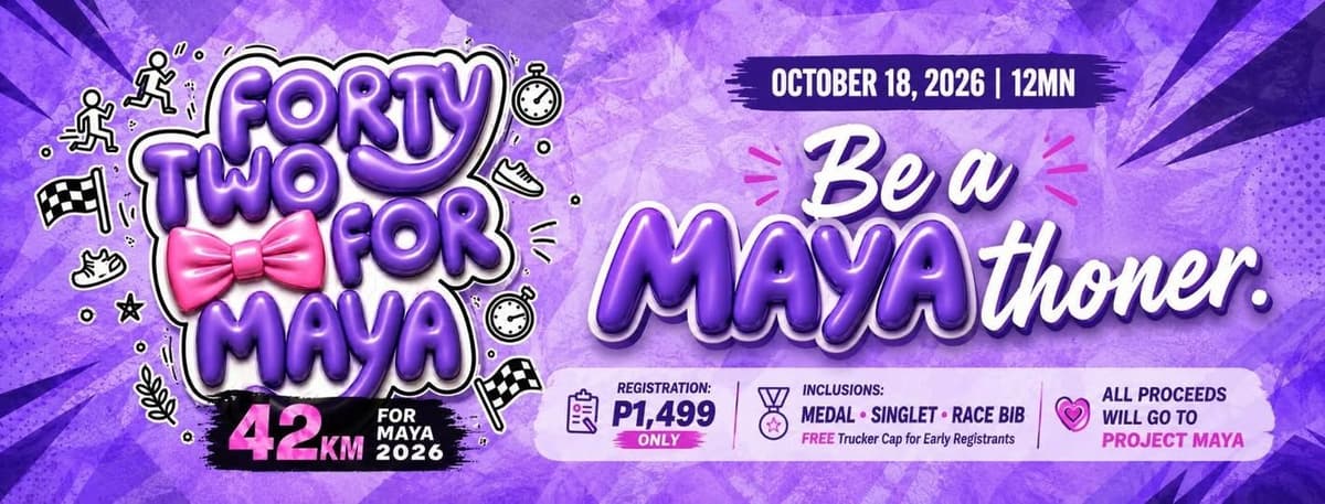 Forty Two for Maya race event banner image