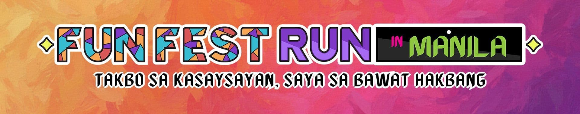 Fun Fest Run in Manila race event banner image