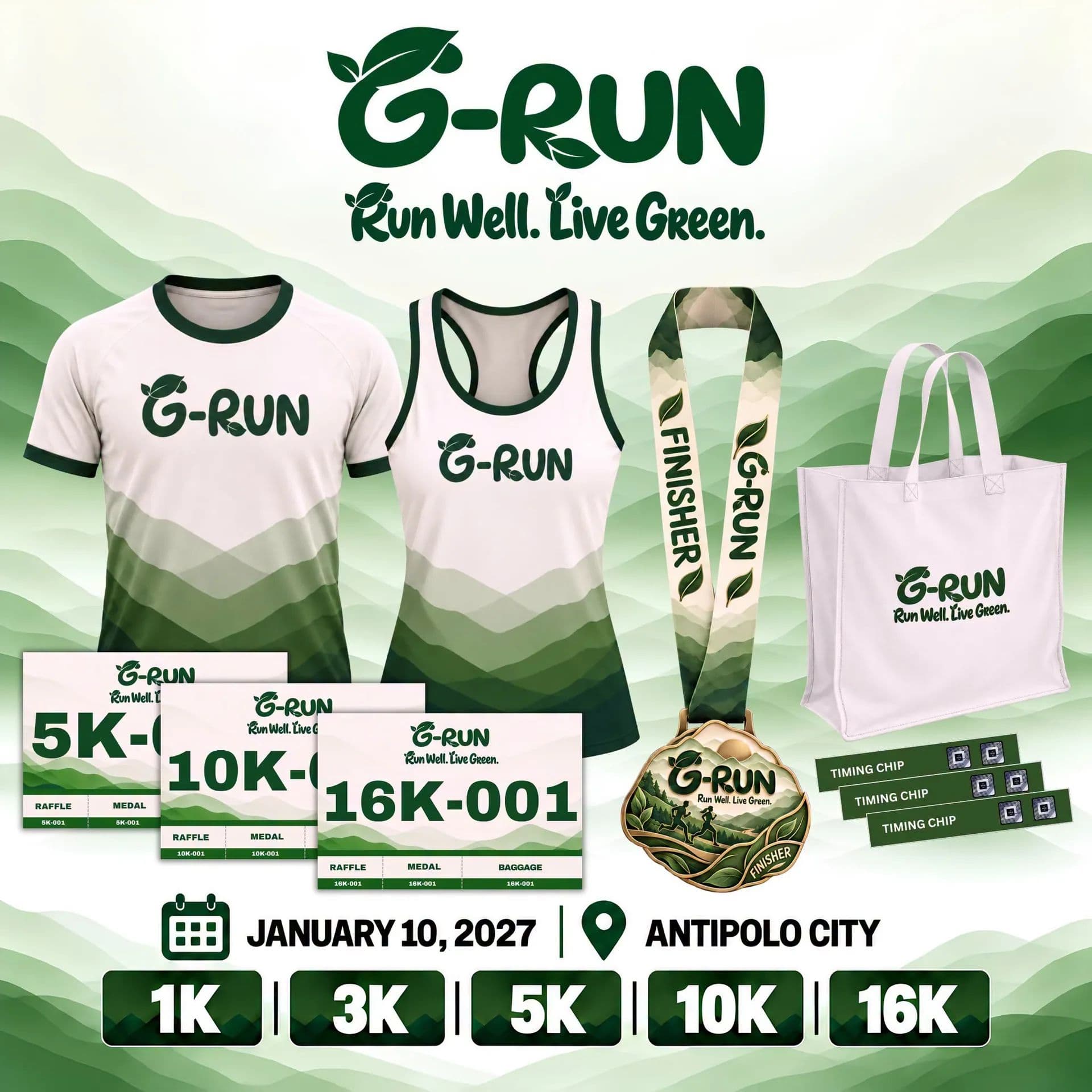 G-Run 2027 race event logo image