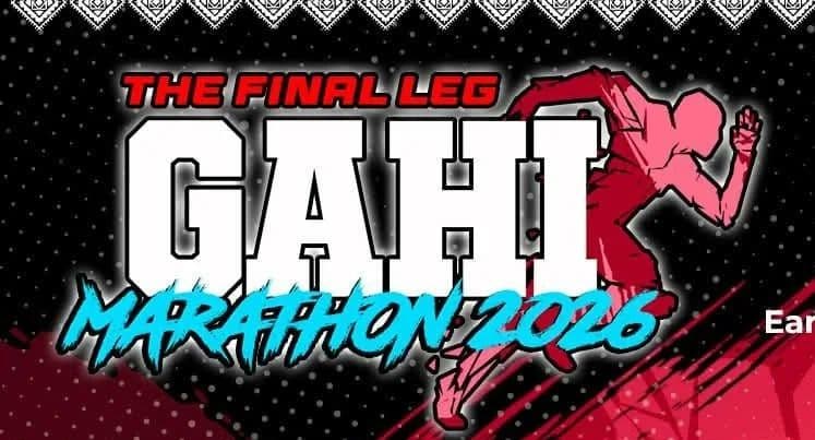 Gahi Marathon 2026 race event banner image