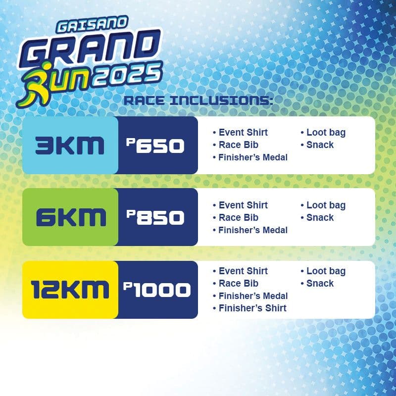 Gaisano Grand Run 2025 - Davao poster