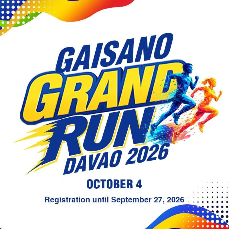 Gaisano Grand Run 2026 - Davao race event poster image