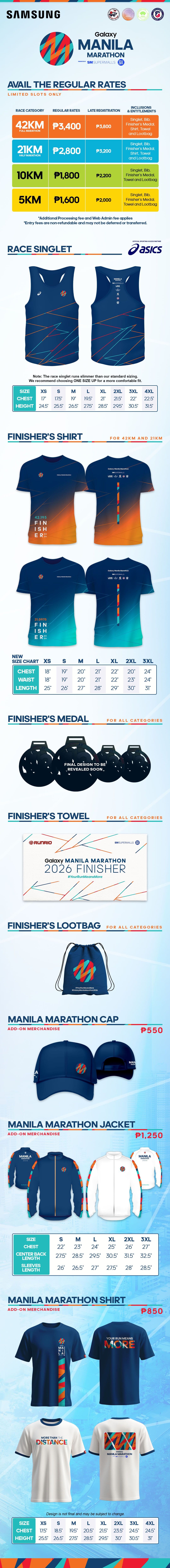 Galaxy Manila Marathon 2026 race event poster image