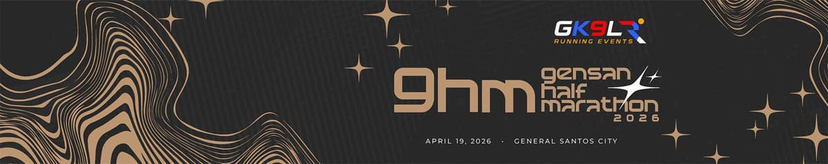 Gensan Half Marathon 2026 race event banner image