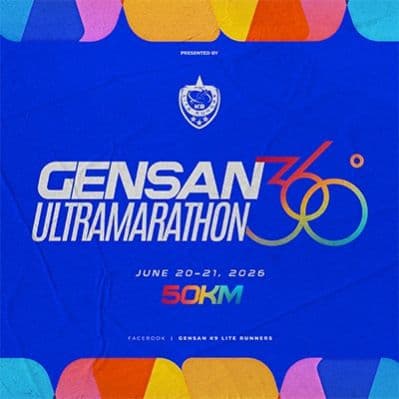 Gensan Ultramarathon360 2026 race event logo image