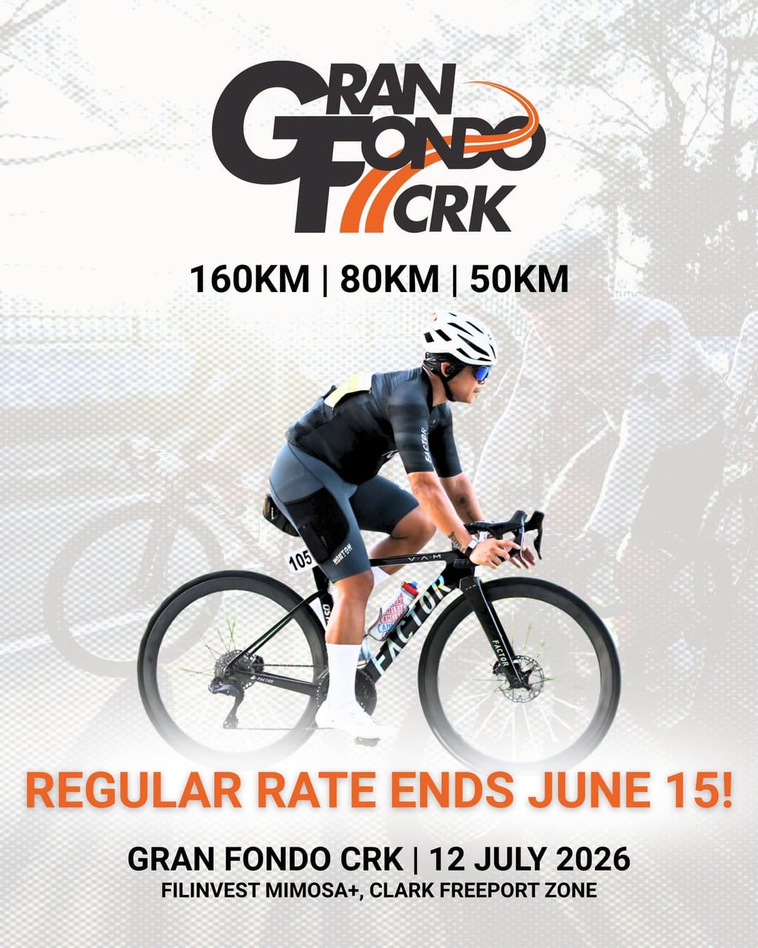 Gran Fondo CRK race event poster image