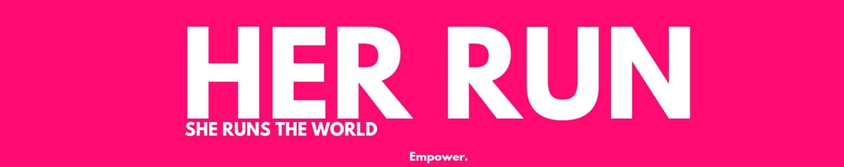 Her Run race event banner image