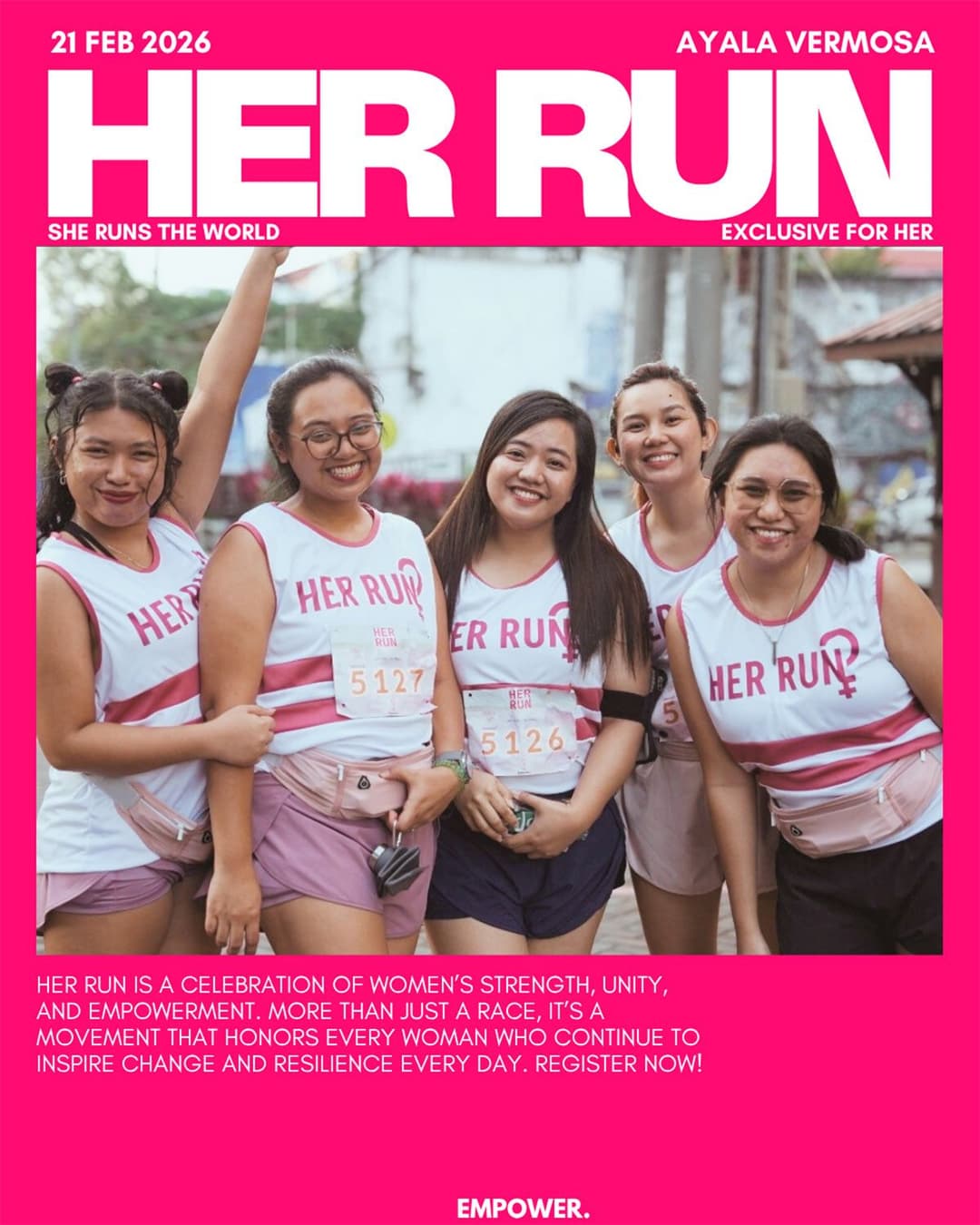 Her Run race event poster image