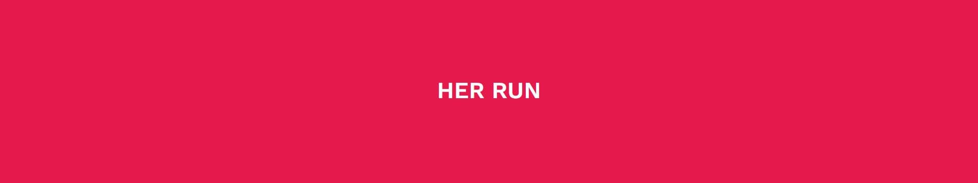 Her Run 2025 race event banner image