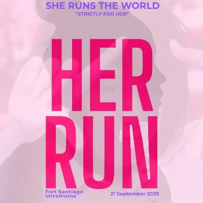 Her Run 2025 race event logo image