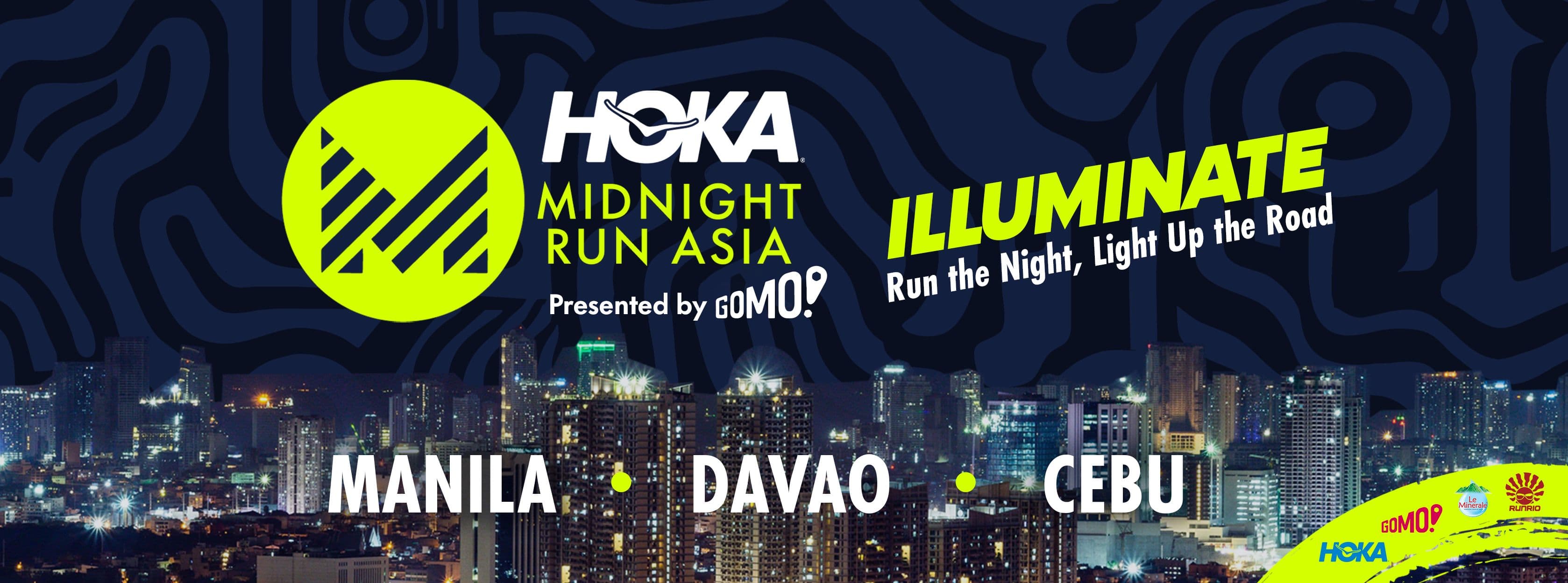 HOKA Midnight Run Asia 2025 race event banner image