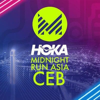 HOKA Midnight Run Asia 2025 - Cebu race event logo image