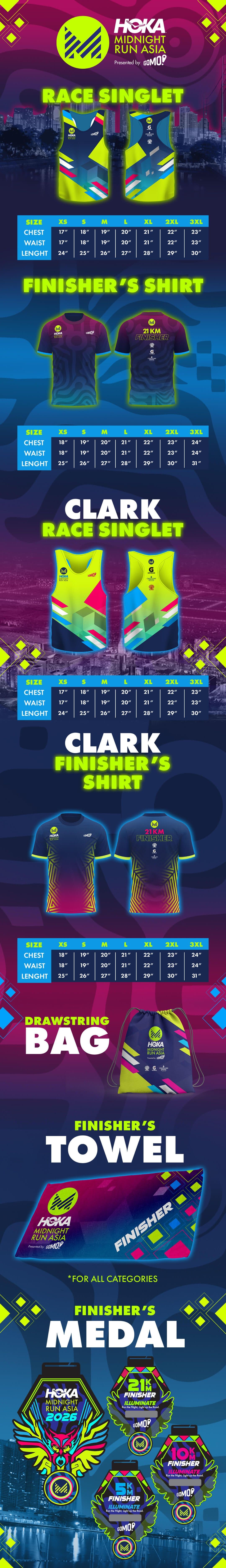 HOKA Midnight Run Asia - lloilo race event poster image