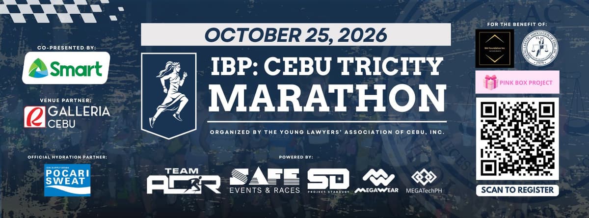 IBP: Cebu Tricity Marathon 2026 race event banner image