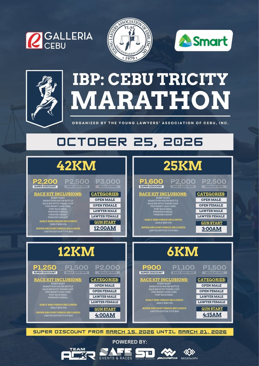 IBP: Cebu Tricity Marathon 2026 race event poster image