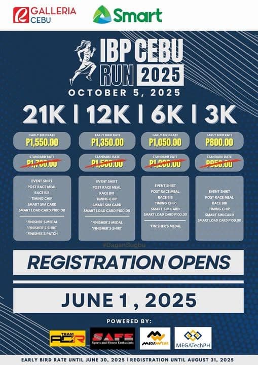 IBP Run 2025 race event poster image