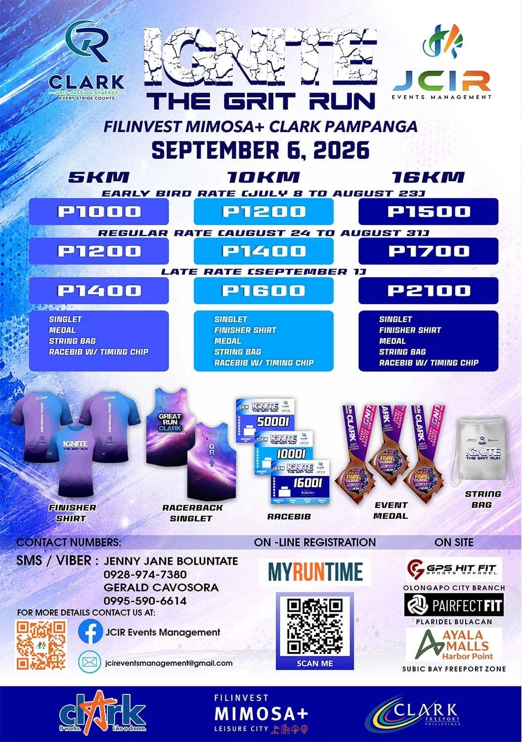 Ignite: The Grit Run race event poster image