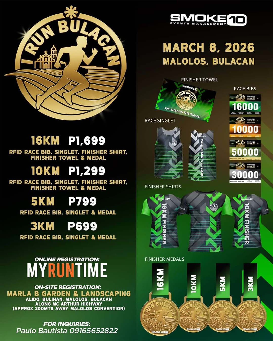 iRun Bulacan 2026 race event poster image