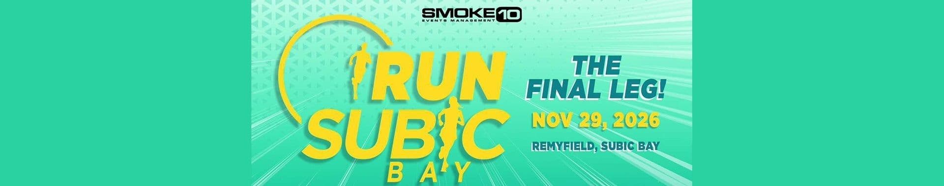 iRun Subic Bay 2026 Leg 3 race event banner image