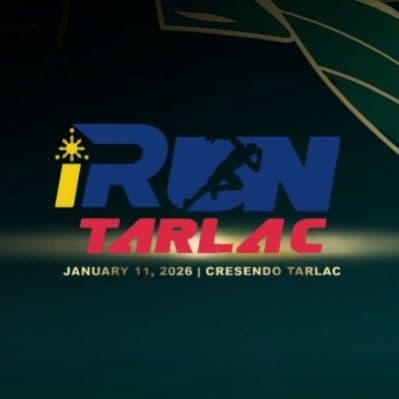 iRun Tarlac 2025 race event logo image