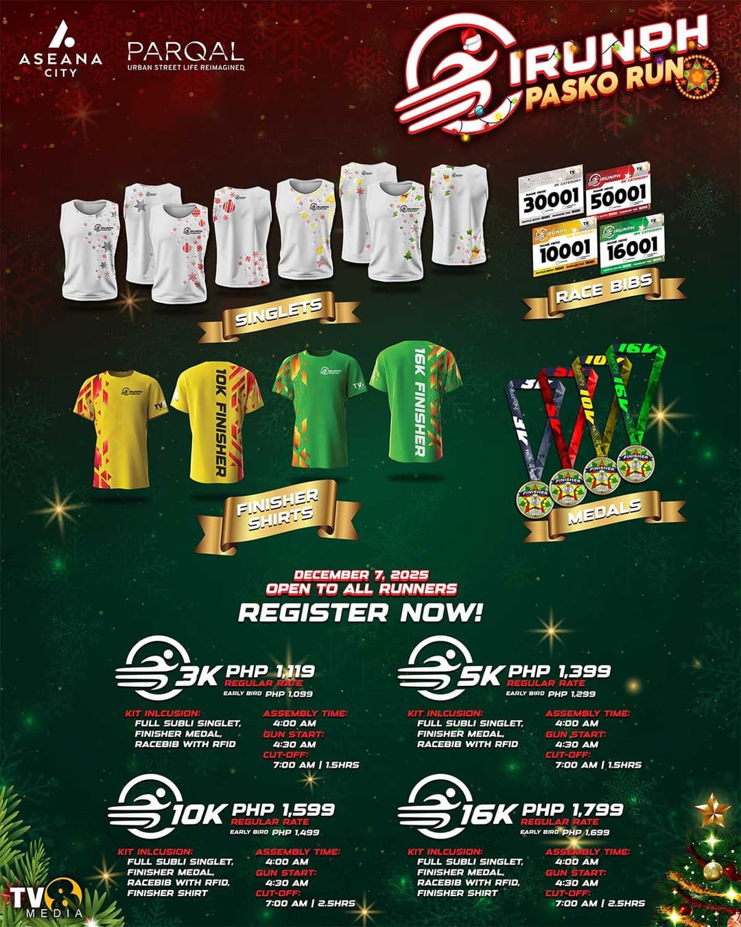 IRUNPH Pasko Run race event poster image