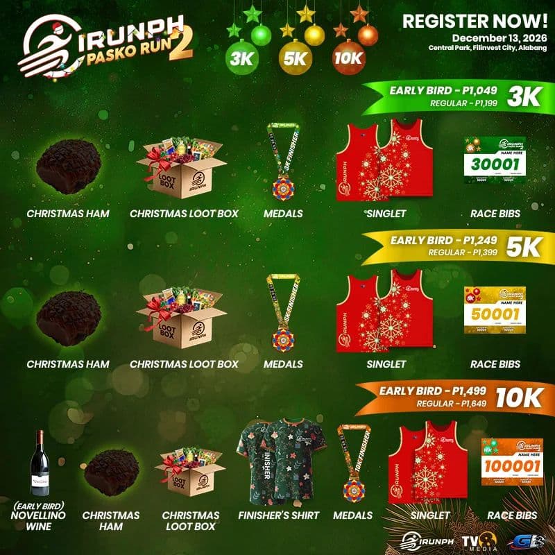 IRUNPH Pasko Run 2 race event poster image