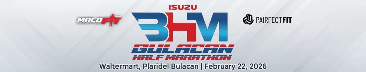 ISUZU Bulacan Half Marathon 2026 race event banner image
