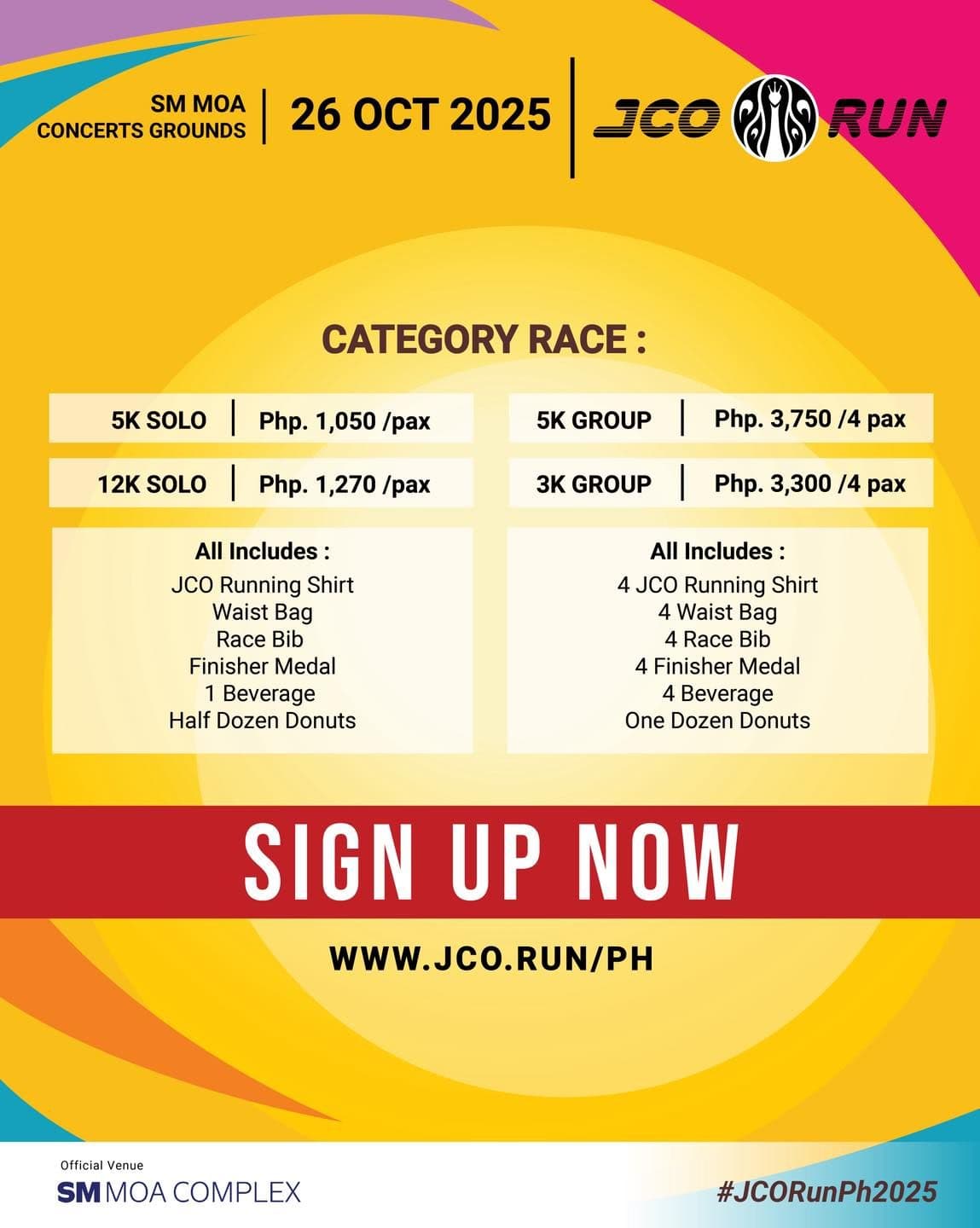 JCO RUN 2025 race event banner image