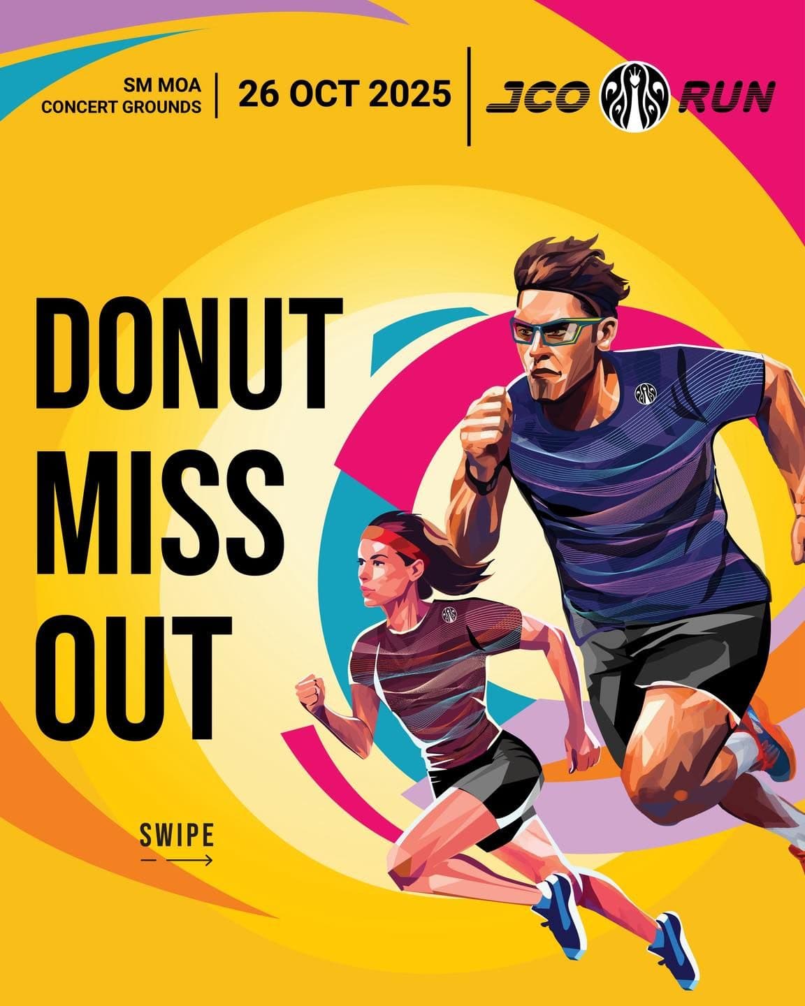 JCO RUN 2025 logo