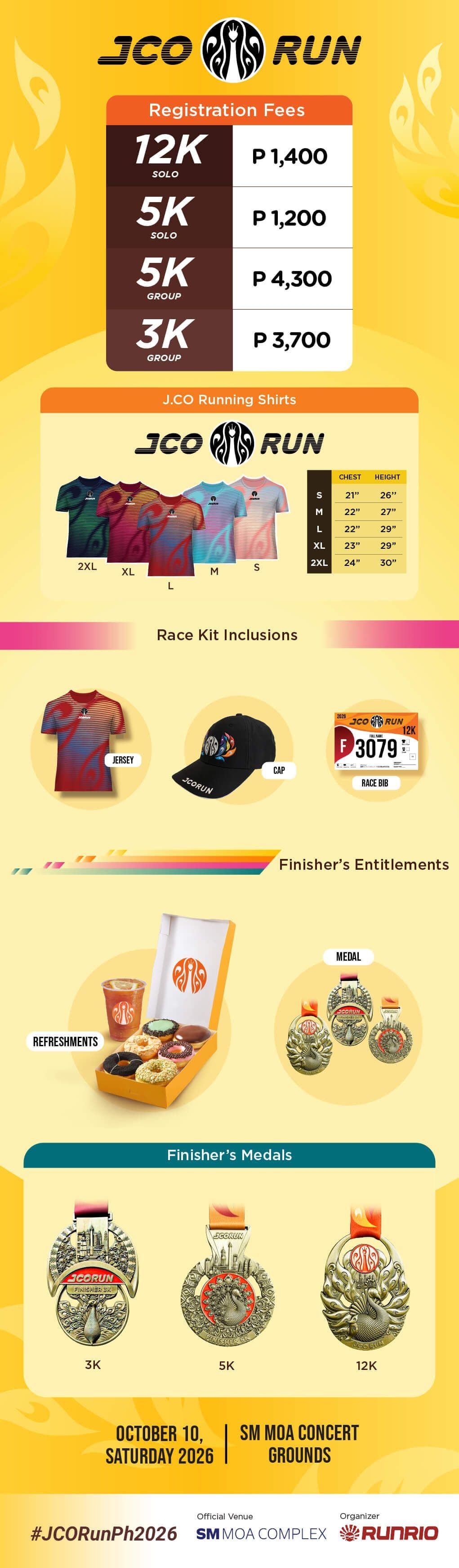 JCO Run 2026 race event poster image