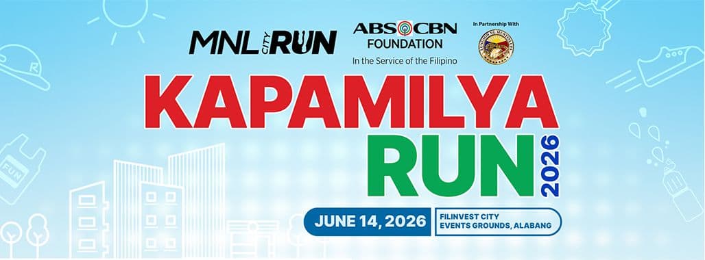 Kapamilya Run 2026 race event banner image