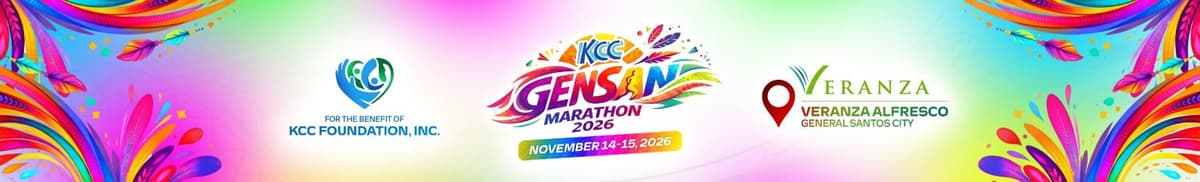KCC Gensan Marathon 2026 race event banner image