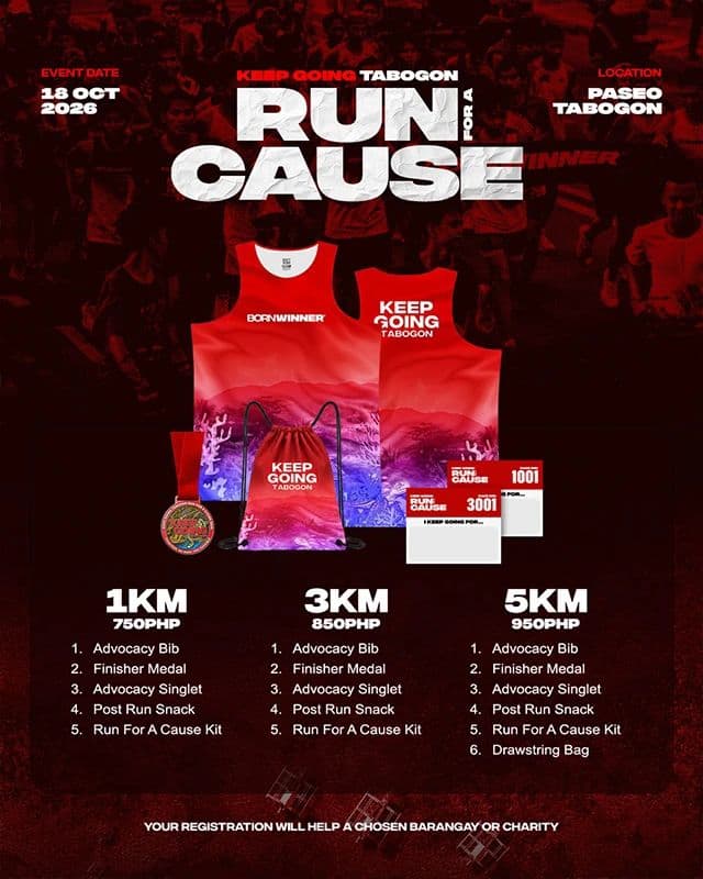 Keep Going Tabogon 2026 race event poster image