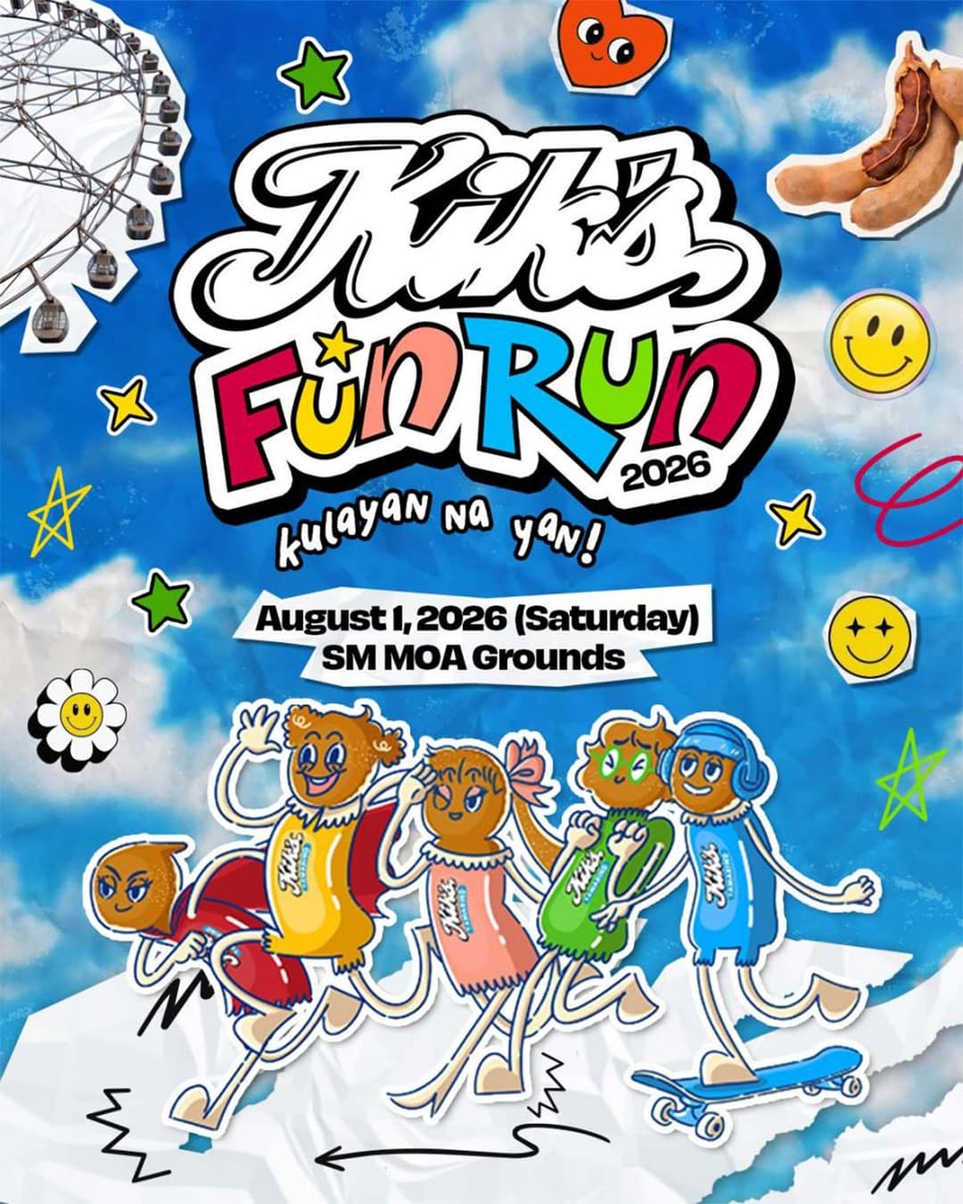 Kik’s Fun Run 2026 race event poster image