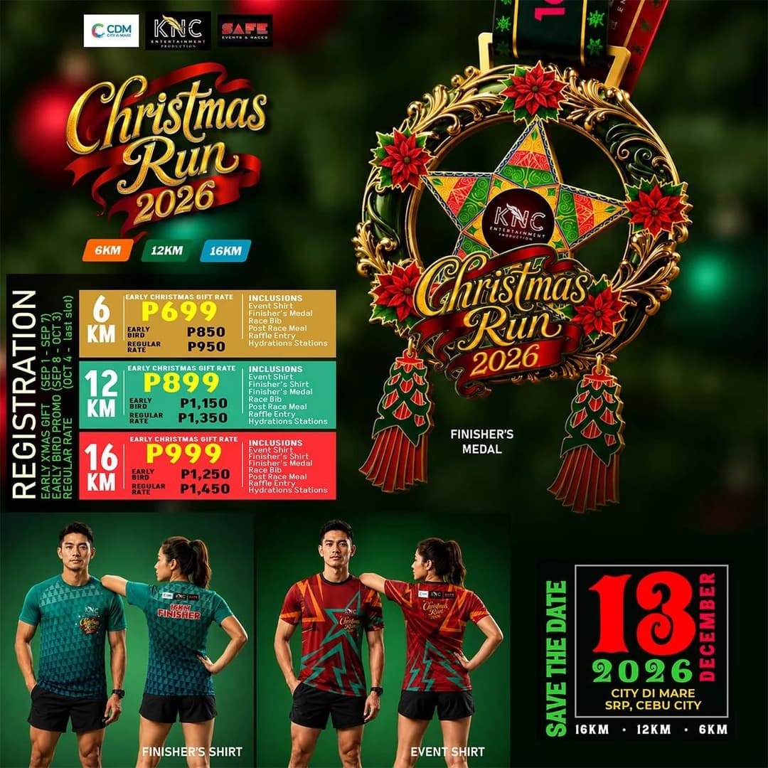 KNC Christmas Run 2026 race event poster image