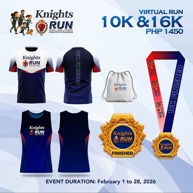 Knights Run 2026 Virtual Run race event poster image