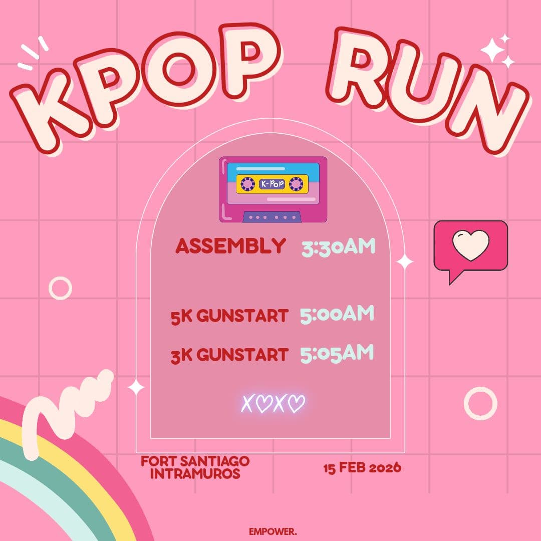 Kpop Run race event poster image
