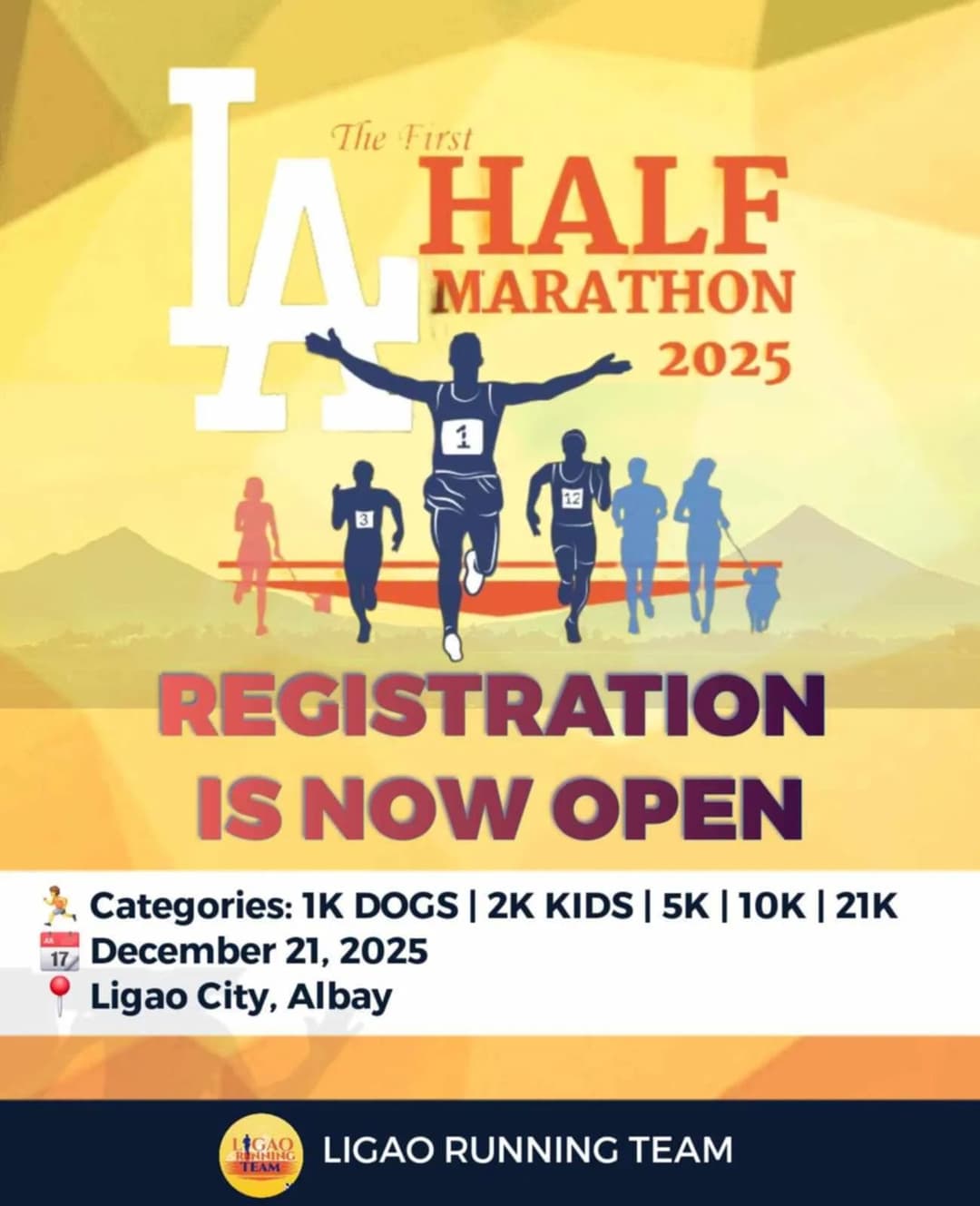 LA Half Marathon 2025 poster
